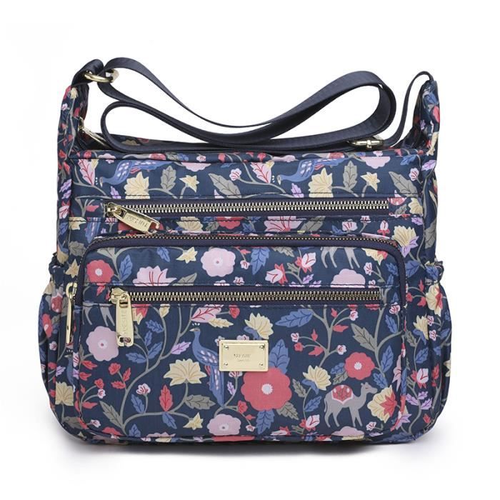 Sac Bandoulière Femme Avec Poche Koowaa Sac à Bandoulière Décontracté Multi-Poches Pour Femmes, Plus Grande Capacité, Sac à Sac Plusieurs Compartiments