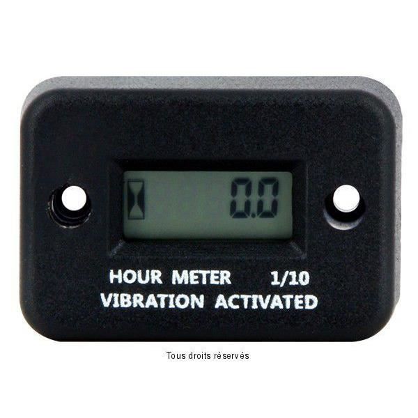 Compteur dheure moto Motocross Trial Supermotard 50 X 35mm - Marche sans pile