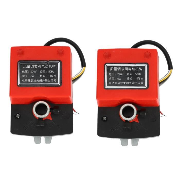 Air Damping Valve Ac220V Electric Duct Actuator with Signal Feedback Cdiscount Bricolage