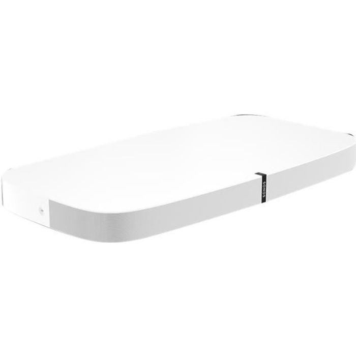 Sonos PLAYBASE - Barre de son - pour la télévision - sans fil - Ethernet, Wi-Fi - tridirectionnel - blanc