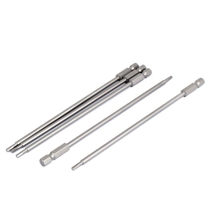 1//4/" tige hex PH2 Type Phillips Tournevis Gris 200 mm long