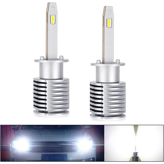 Ampoule LED H1 18000LM 6500K 400% plus Lumineuse Mini H1 LED Kit