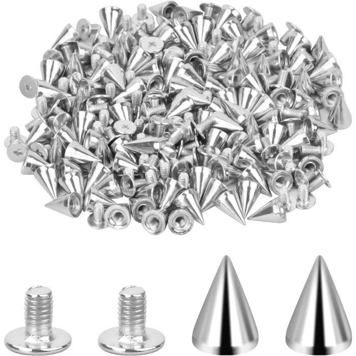 Jinlaili 100 Pièces Rivet Cône, 7 * 10 cm Clous Conique, Rivet Metal ...