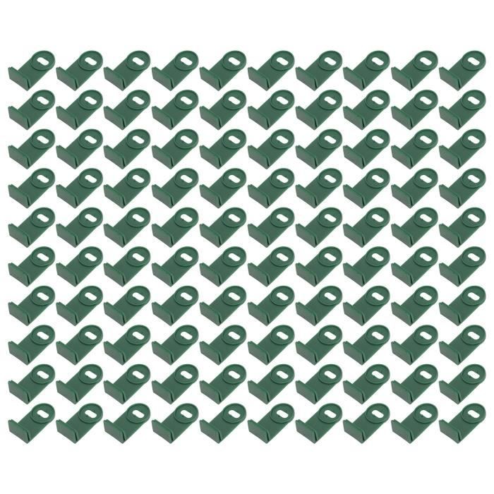 100 Clips En Z Pour Verre De Serre COSORO - Acier Inoxydable Robuste, Fixation Panneaux Serre