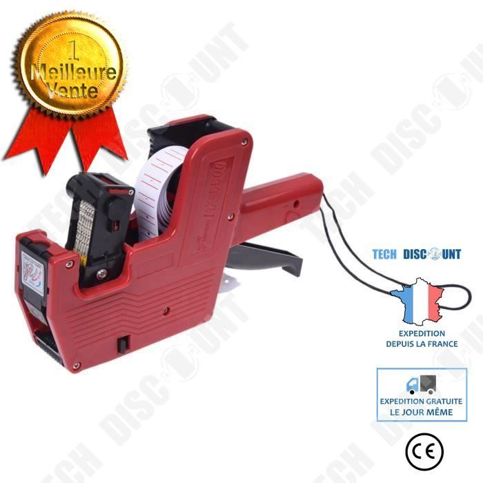 2000 Attaches Pour étiquettes De Prix 15mm Rouge - Lot économique Pour Commerce Ou Bureau