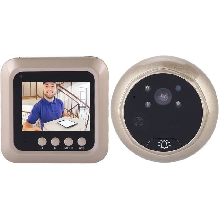 Ring Video Doorbell 2ème Génération - Caméra 1080p, Argent, Avec Accessoires - Occasion