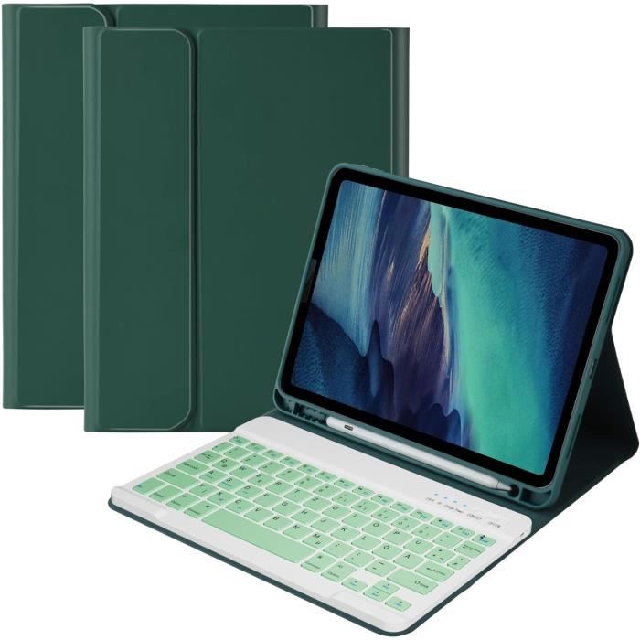 RII HL128 étui Pour Clavier Magique Pour IPad Pro 11 2018-2022 IPad Air 5 Air 4 Rétro-éclairage Affichage Clavier Couverture Intelligente