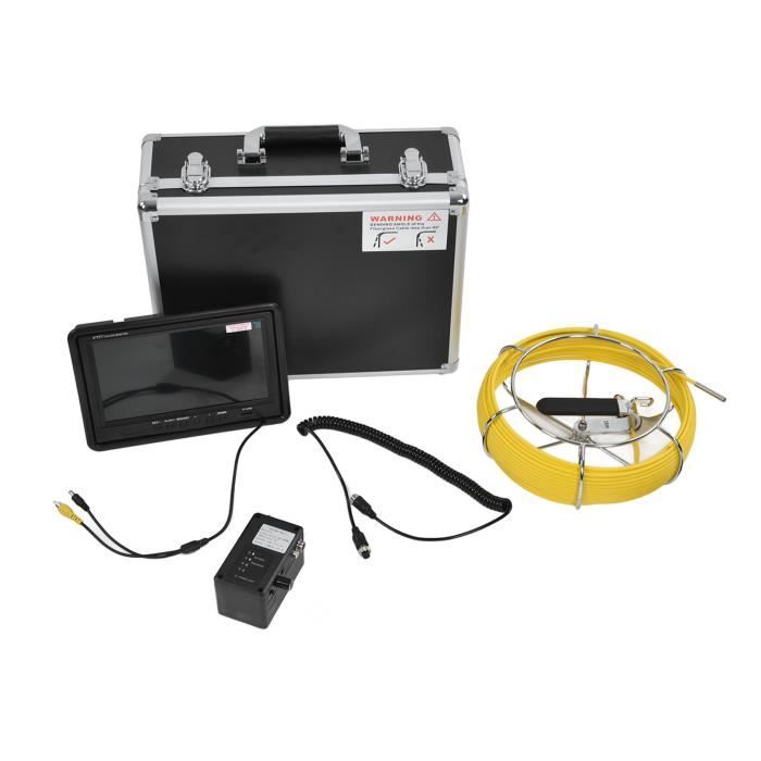 VINGVO caméra d'inspection de pipeline Endoscope LCD 9 pouces 4500 MAH