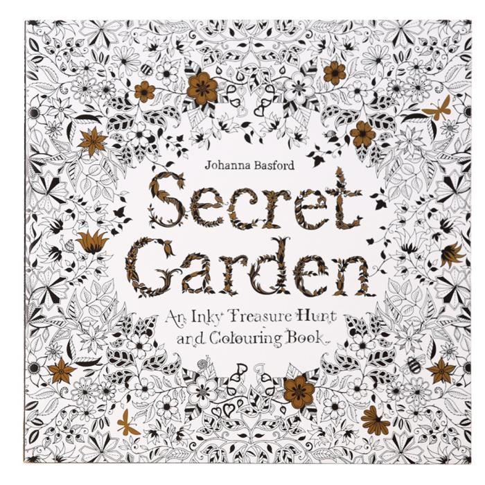 Livre De Peinture De Coloriage Jardin Secret Pour Enfants Et Adult Achat Vente Jeu De Coloriage Dessin Pochoir Cdiscount