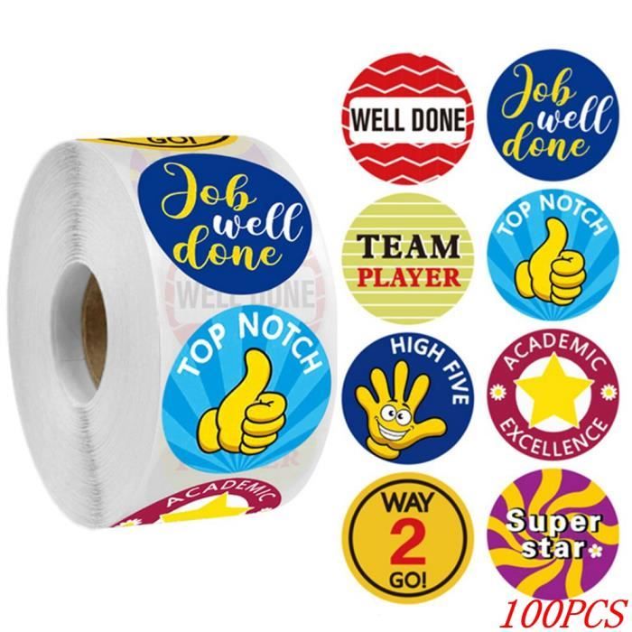 Super Amusant 10 Feuilles D'autocollants De Récompense Pour Les Enfants Emoji Emoticon Kids Stickers