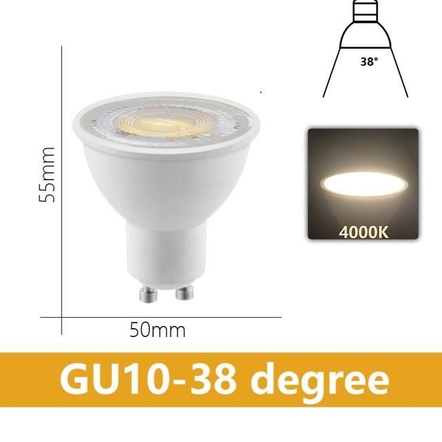 Gu10 10w 5730 Smd 69 Ampoules Led Maïs Lumière Led Lampe Économie d'énergie  360 degrés 200-240V Blanc chaud
