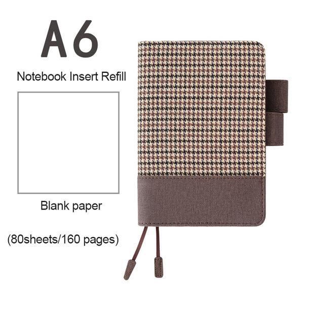 Couverture De Carnet En Tissu Avec Nœud - Protection Pour Journaux, Agendas - Taille ~11x16 Cm - Motif élégant
