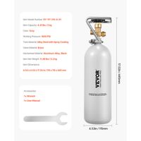 Extincteur CO2 2 Kg en alliage aluminium | Véhicules de secours et de lutte contre l'incendie Extincteur CO2 2 Kg en alliage aluminium | Véhicules de secours et de lutte contre l'incendie
