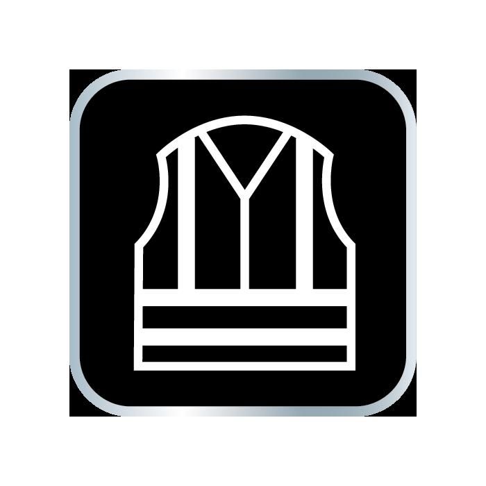 ZOJO Gilets de sécurité haute visibilité avec poches, gilet réfléchissant en gros pour travaux de plein air - Convient pour homme et femme, 10 pièces-bleu-XXL