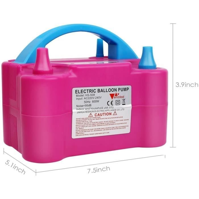 Pompe à Air électrique Portable Avec écran LCD - Gonfleur Rapide Ballons, Matelas...