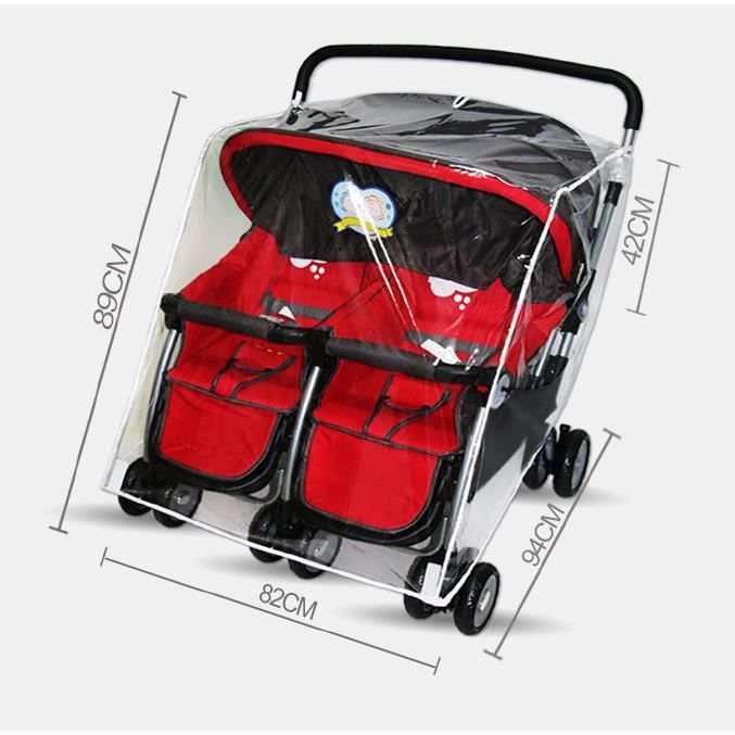 Habillage Pluie pour Poussette Housse de pluie universelle