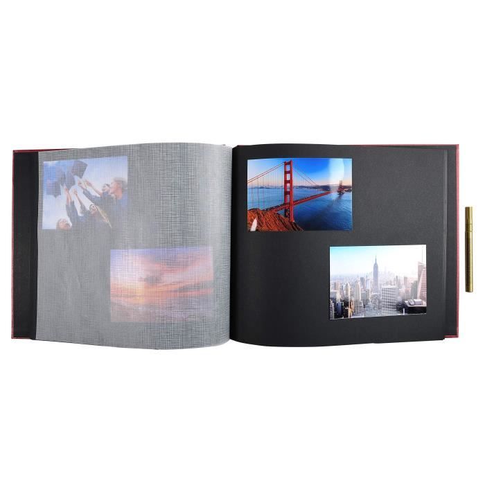 Album photos à vis 40 pages noires - Format 37x29cm - LIFE Bleu - Cdiscount  Beaux-Arts et Loisirs créatifs