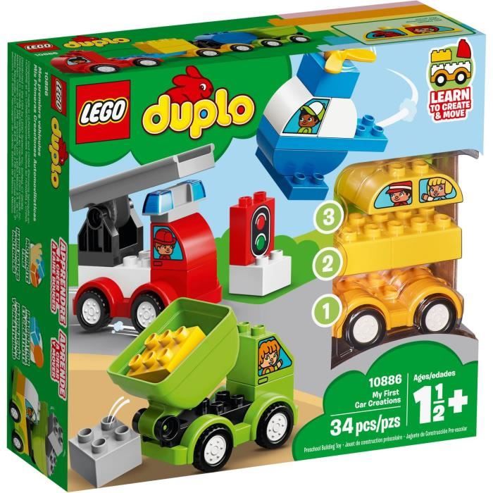 LEGO 10909 DUPLO Classic La Boîte Cœur, Première Brique, Jouet de  Construction, Jouet Éducatif, Développer Leur Motricité Fine, pour Enfants  de 1,5 à 3 ans : : Jouets