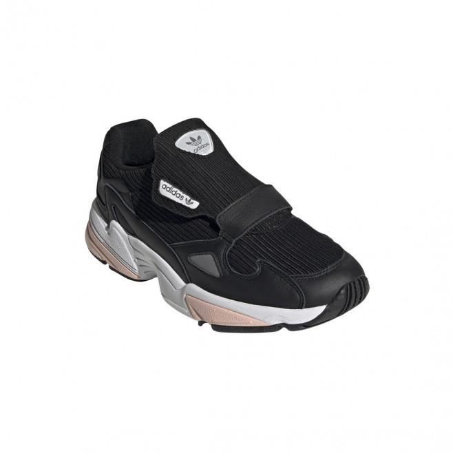 Basket adidas Originals FALCON RX Femme Lacets Cuir Noir