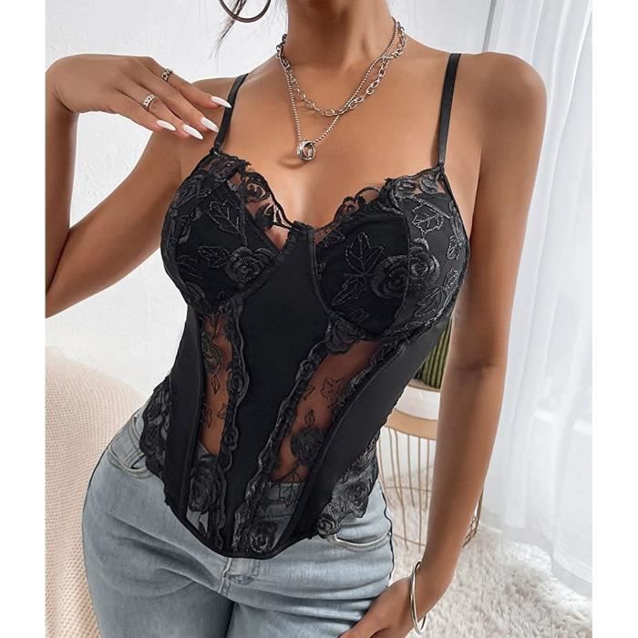 Bustier dentelle noir outlet