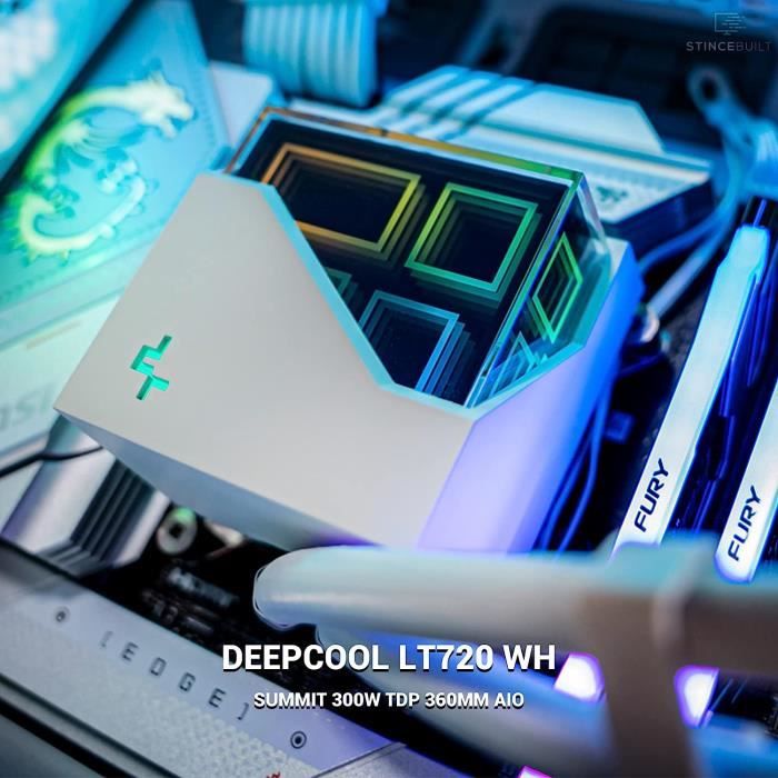 DeepCool LT720 Processeur Refroidisseur de liquide Tout-en-un 12 cm Noir