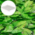 Clôture pare-vue Blumfeldt Fency Bright Leaf 300x100 cm hêtre-vert clair-2