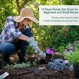 Kit d'outils pour Bonsai - FOCLATUNER - Outils de Jardinage pour Les Plantes d'intérieur - 13 pcs-2