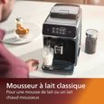 Philips Série 2200 Machine Expresso - Café à Grain - Mousseur à Lait Classique, Écran Tactile Intuitif, Noir Mat (EP2220/10)-2