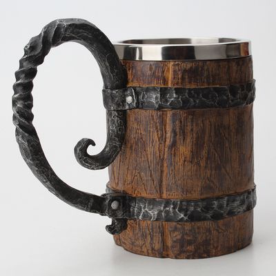 Chope à Bière Crâne Isotherme - Mug En Acier Inoxydable Double Paroi, Design Fantaisie, Cadeau Original