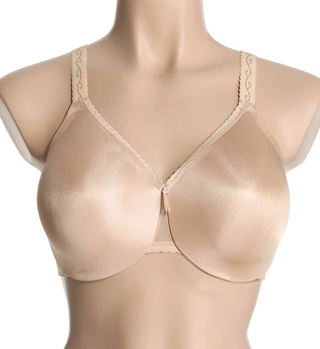 Soutien-gorge Minimiseur Wacoal Raffiné - Armatures - Dentelle Noire - Bonnets Préformés - Taille Complète