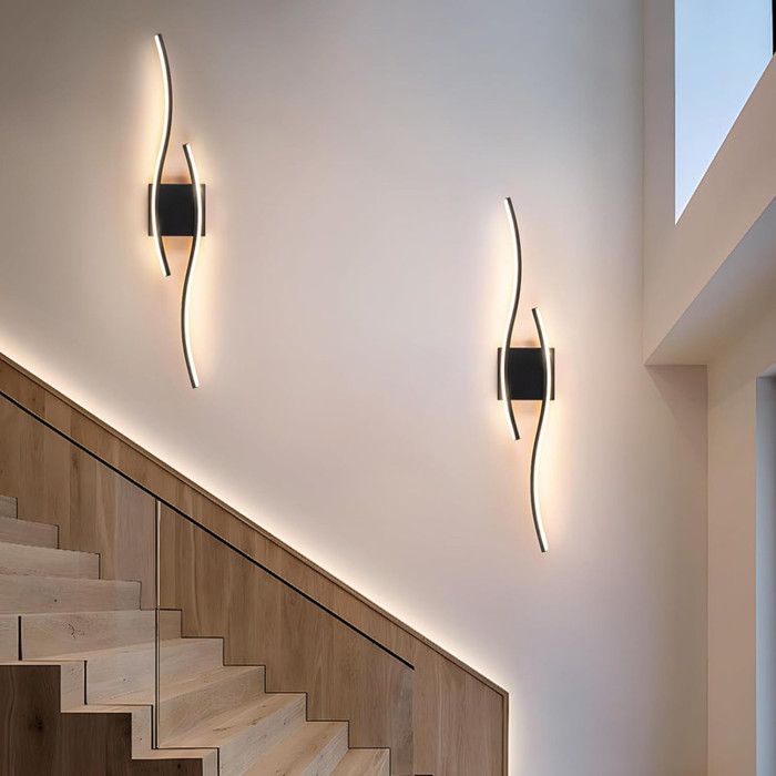 Appliques Murales LED Sans Fil - Lot De 2 - Avec Télécommande - 9 Couleurs RGB - Pour Intérieur/extérieur - 8
