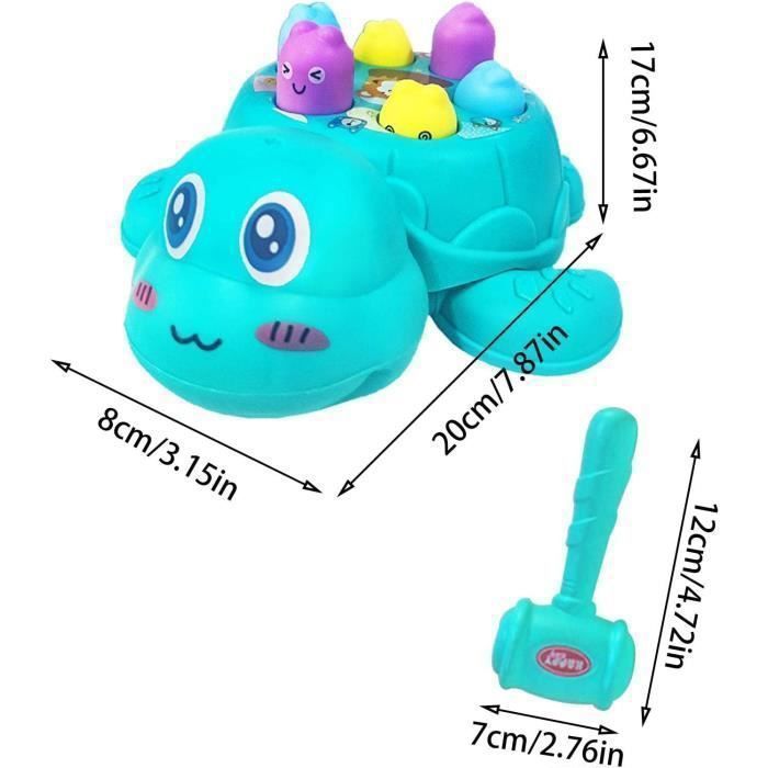 N/S Enfant Jeux Chasse Taupe Mini Jeu Arcade Sur Banc De Frappe, Jouets D' Activité Et De Développement Pour Jeu Enfant Cadeau Fille Garçon, Jaune