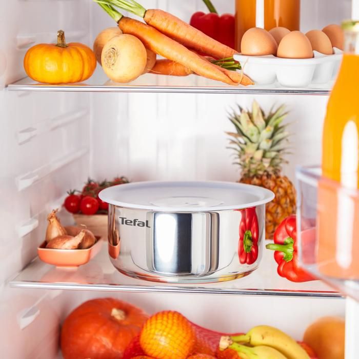 Tefal Ingenio Emotion L897DS04 Batterie de cuisine 13 pièces en acier inoxydable, empilable, revêtement antiadhésif, induction Tefal Ingenio Emotion L897DS04 Batterie de cuisine 13 pièces en acier inoxydable, empilable, revêtement antiadhésif, induction