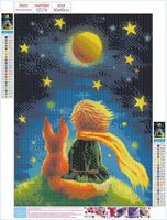 Kit DIY Peinture Diamant 5D Ciel Étoilé - 30x40 Cm, Art Diamant Impressionniste Pour Adultes Débutants