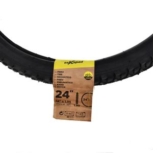Pneu Vélo Fixie Solide - 24 Pouces - Jamais à Regonfler - Idéal Trajet Quotidien