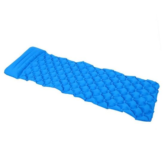JHKJ Matelas de Camping Gonflable Tapis de Couchage Gonflable Matelas Pneumatique avec Oreiller Amovible Camping avec Oreiller Fix/é sur Le Matelas
