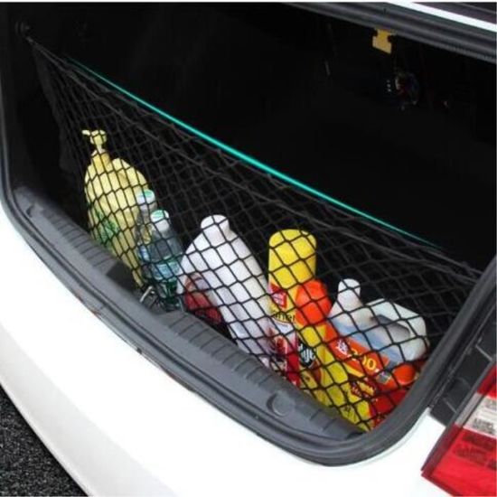 Filet de Rangement de Coffre Grande Taille 60 x 25 cm Bouteilles Filet Coffre Voiture /épicerie Rangement Ajouter sur Les organisateurs pour Le Camion de Voiture 2 Pack