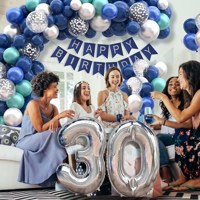 Décoration Déco 30 Ans Guirlande Pailletée Or/argent 5m (WenmthG