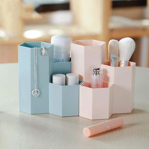 Baluue Lot De 2 Boîtes De Rangement En Plastique Pour Pinceaux De Maquillage, Pinceaux à Sourcils, Crayons, Pinceaux De Maquillage