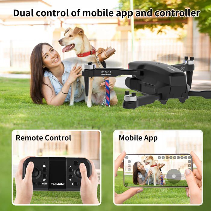 Drone Avec Caméra 1080P Pour Débutants - Maintien D'altitude, Positionnement Optique, LED RGB, Batterie 1600 MAh - 10
