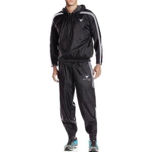 Combinaison De Sauna Everfresh Everlast – Noire, Taille M/L (Veste + Pantalon)