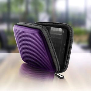 Étui Protection Disque Dur Externe SSD XANAD - Coque Rigide EVA - Transport Portable Antichoc - Gris