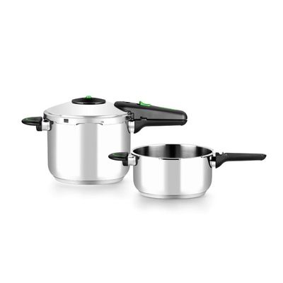 Autocuiseur Monix Presto Duo Sécurité Autocuiseurs MONIX Presto Duo - Lot 4L 6L - Acier Inox 18/10 - Induction Compatible Cocotte Minute - 3