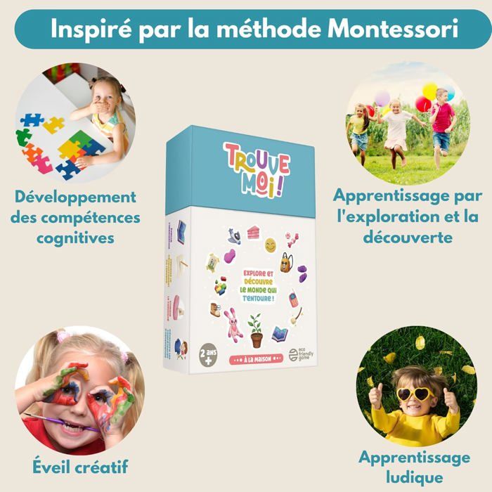 Trouve-moi - Le Jeu Éducatif et Ludique Approuvé par les Parents- Pour
