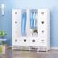Armoire Penderie Plastique 20 Cubes 4 Cubes Chaussures Meuble De
