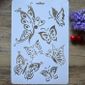 Pochoir Papillons DIY Masking Spray Pochoir Superposition Pochoirs Peinture  Murale Scrapbook Décoratif Albu - Achat / Vente pochoir - Cdiscount