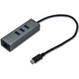 i-tec - USB-C Métal 3-Port USB HUB avec Gigabit Ethernet-0