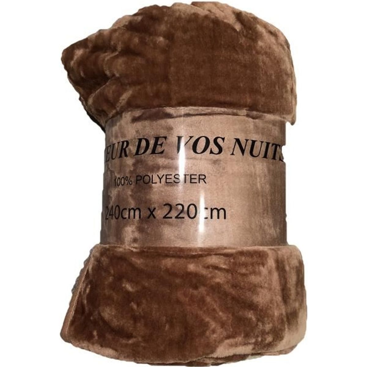 Plaid Fausse Fourrure 220 X 240 Cm Tres Doux Grand Format Achat