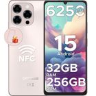 Téléphone Portable DOOGEE Note 58 PRO - Android 15 - 6,75" HD+ 32(8+24) Go + 256 Go - 6250mAh - 4G Smartphone NFC 16MP/L1