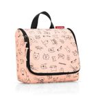 Trousse de Toilette - Reisenthel - Cats and Dogs - Rose - 23x20x10 cm - 3L